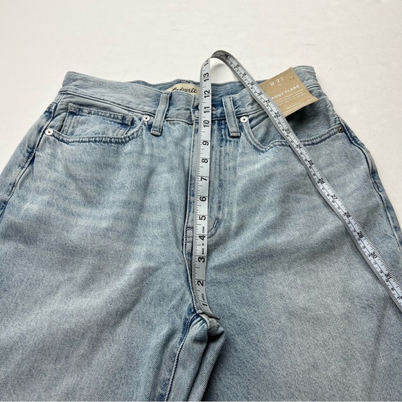 NWT Madewell Baggy Flare size 27 Light Wash Blue Denim Jean High Rise - Picture 10 of 14